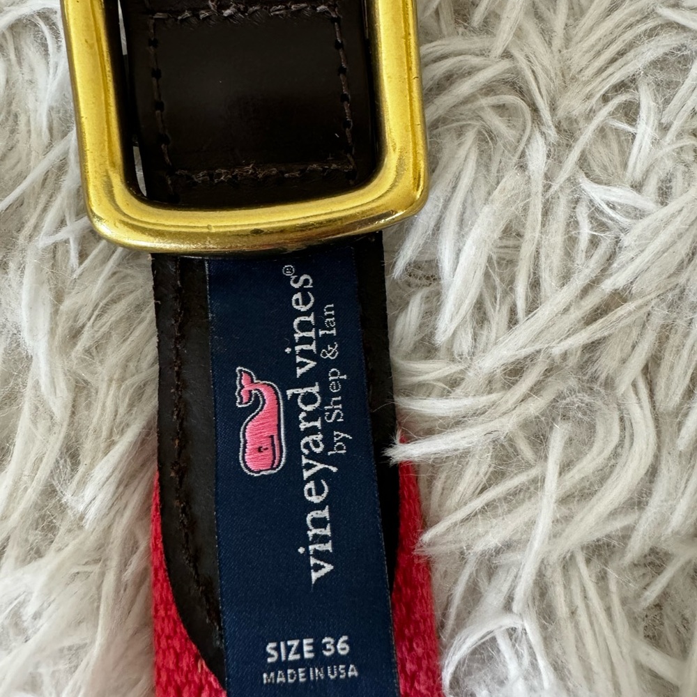 Vineyard Vines Multicolor Whales Belt View 5